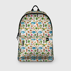 Рюкзак Пляжные зонты паттерн, цвет: 3D-принт — фото 2
