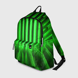 Рюкзак Зеленые неоновый световой фон, цвет: 3D-принт