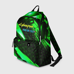 Рюкзак Cyberpunk 2077 phantom liberty neon green, цвет: 3D-принт