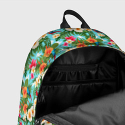 Рюкзак Цветочки гавайский стиль, цвет: 3D-принт — фото 2