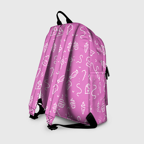 Рюкзак Розовые сладости / 3D-принт – фото 2