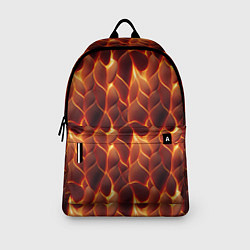 Рюкзак Огненная мозаичная текстура, цвет: 3D-принт — фото 2