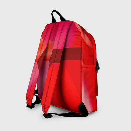 Рюкзак Красная геометрия / 3D-принт – фото 2