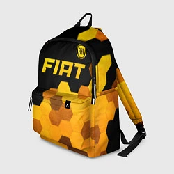 Рюкзак Fiat - gold gradient: символ сверху, цвет: 3D-принт