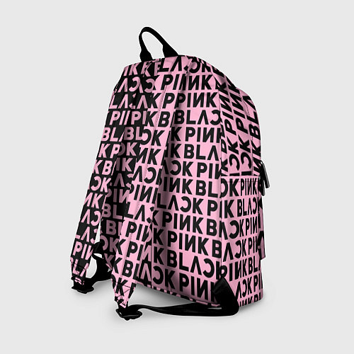 Рюкзак Blackpink - pink text / 3D-принт – фото 2