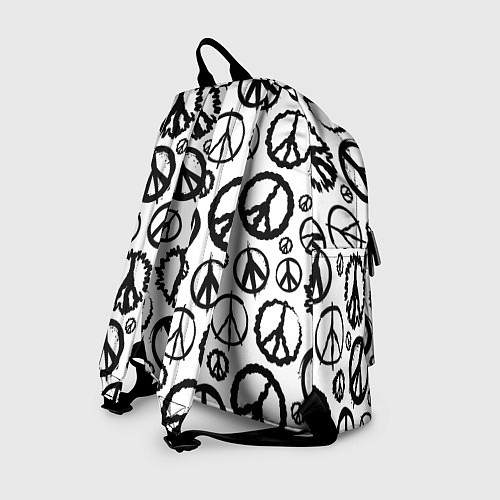 Рюкзак Many peace logo / 3D-принт – фото 2