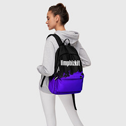 Рюкзак Limp Bizkit purple grunge, цвет: 3D-принт — фото 2