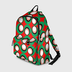Рюкзак Орнамент из контрастных кругов, цвет: 3D-принт