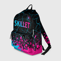 Рюкзак Skillet - neon gradient: символ сверху, цвет: 3D-принт