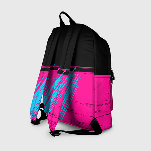 Рюкзак Poppy Playtime - neon gradient: символ сверху / 3D-принт – фото 2