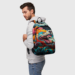 Рюкзак Художественный дракон от нейросети, цвет: 3D-принт — фото 2