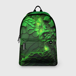 Рюкзак Объемная зеленая текстура, цвет: 3D-принт — фото 2
