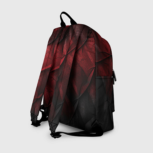 Рюкзак Black red texture / 3D-принт – фото 2