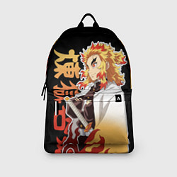 Рюкзак Кёджуро ренгоку - иероглифы, цвет: 3D-принт — фото 2