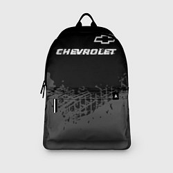 Рюкзак Chevrolet speed на темном фоне со следами шин: сим, цвет: 3D-принт — фото 2