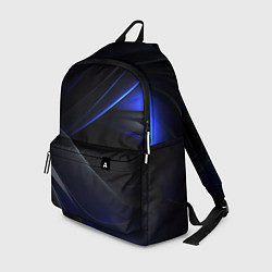 Рюкзак Black blue background, цвет: 3D-принт