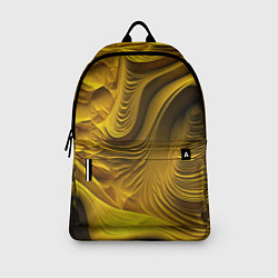 Рюкзак Объемная желтая текстура, цвет: 3D-принт — фото 2