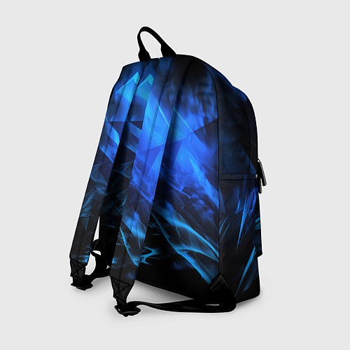 Рюкзак Blue black background / 3D-принт – фото 2
