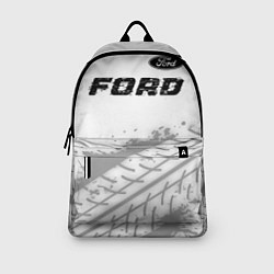 Рюкзак Ford speed на светлом фоне со следами шин: символ, цвет: 3D-принт — фото 2