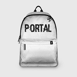 Рюкзак Portal glitch на светлом фоне: символ сверху, цвет: 3D-принт — фото 2
