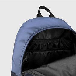 Рюкзак Градиент сиренево-черный, цвет: 3D-принт — фото 2