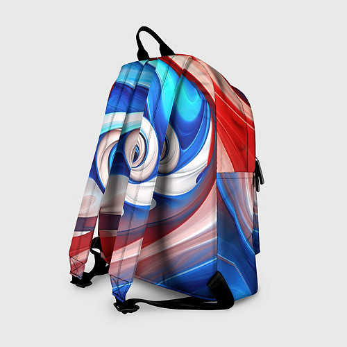 Рюкзак Волны в цвете флага РФ / 3D-принт – фото 2