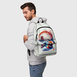 Рюкзак Красная панда на охоте, цвет: 3D-принт — фото 2