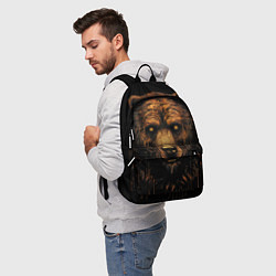 Рюкзак Медведь иллюстрация, цвет: 3D-принт — фото 2