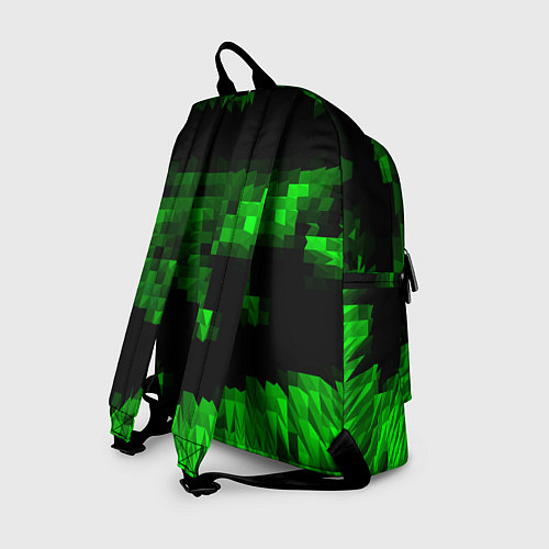 Рюкзак Зеленые пирамиды / 3D-принт – фото 2