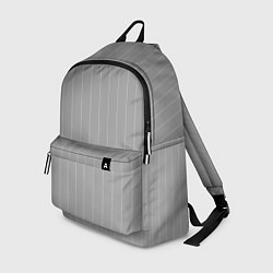 Рюкзак Благородный серый полосатый, цвет: 3D-принт