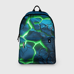 Рюкзак Разлом зеленых плит, цвет: 3D-принт — фото 2