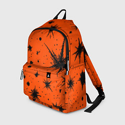 Рюкзак Огненный оранжевый абстракция, цвет: 3D-принт