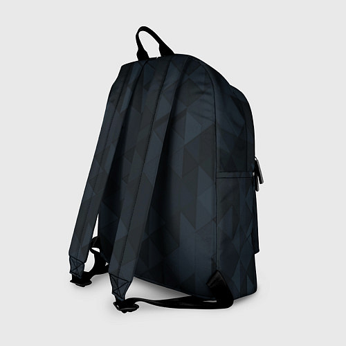 Рюкзак Тёмно-синий треугольный / 3D-принт – фото 2