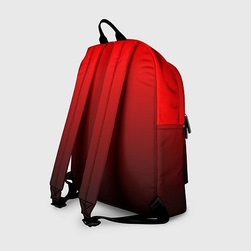 Рюкзак Градиент красно-чёрный / 3D-принт – фото 2