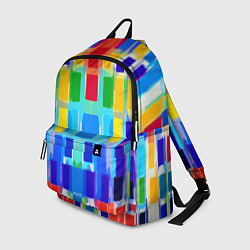 Рюкзак Colorful strips - pop art - vogue, цвет: 3D-принт