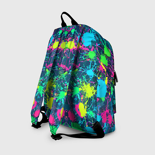 Рюкзак Colorful blots - expressionism - vogue / 3D-принт – фото 2