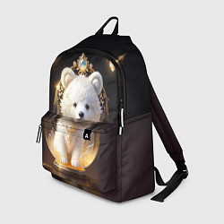 Рюкзак Белый медвежонок с фонариками