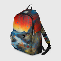 Рюкзак Импрессионистская абстрактная живопись, цвет: 3D-принт