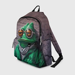 Рюкзак Уставшная лягушка Пепе, цвет: 3D-принт