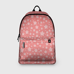 Рюкзак Розовый паттерн со звёздами, цвет: 3D-принт — фото 2