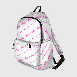 Рюкзак Барби паттерн - логотип и сердечки