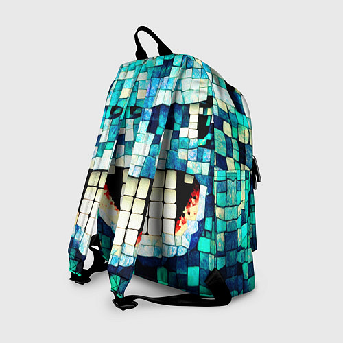 Рюкзак Смайлик из бирюзовой мазайке / 3D-принт – фото 2