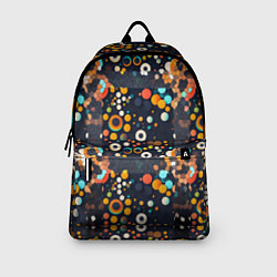 Рюкзак Разноцветные круги и кольца, цвет: 3D-принт — фото 2