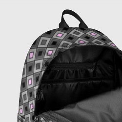 Рюкзак Серо - розовый геометрический узор, цвет: 3D-принт — фото 2