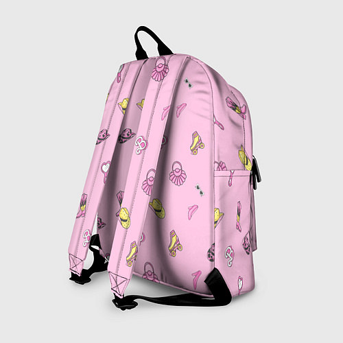 Рюкзак Имя Мария в стиле барби - розовый паттерн аксессуа / 3D-принт – фото 2