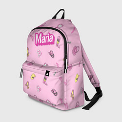 Рюкзак Имя Мария в стиле барби - розовый паттерн аксессуа