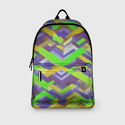 Рюкзак Зелёные ретро стрелки, цвет: 3D-принт — фото 2