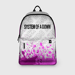 Рюкзак System of a Down rock legends: символ сверху, цвет: 3D-принт — фото 2