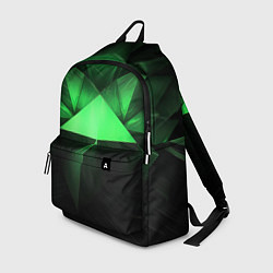 Рюкзак Яркая зеленая геометрия