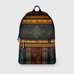 Рюкзак Этнический рисунок в полоску, цвет: 3D-принт — фото 2